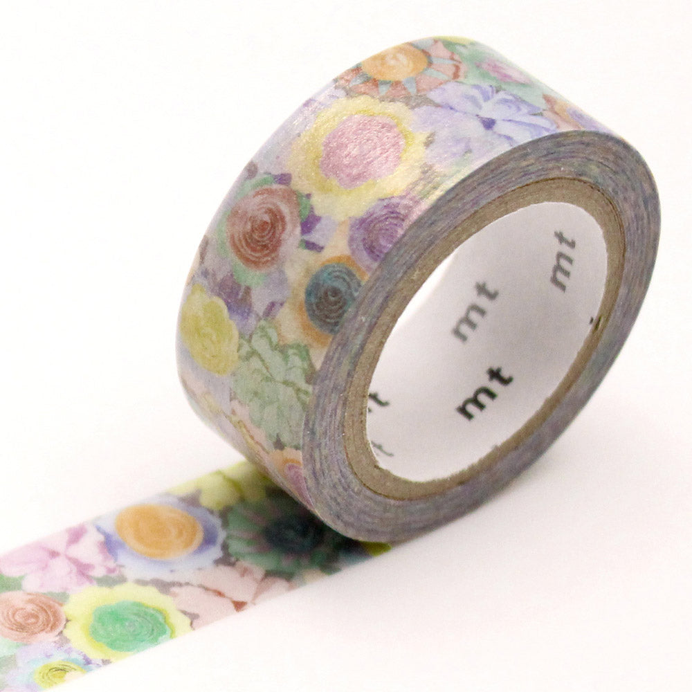 MT Masking Tape - Fab Quilling Flowers - 15mm - 5m
