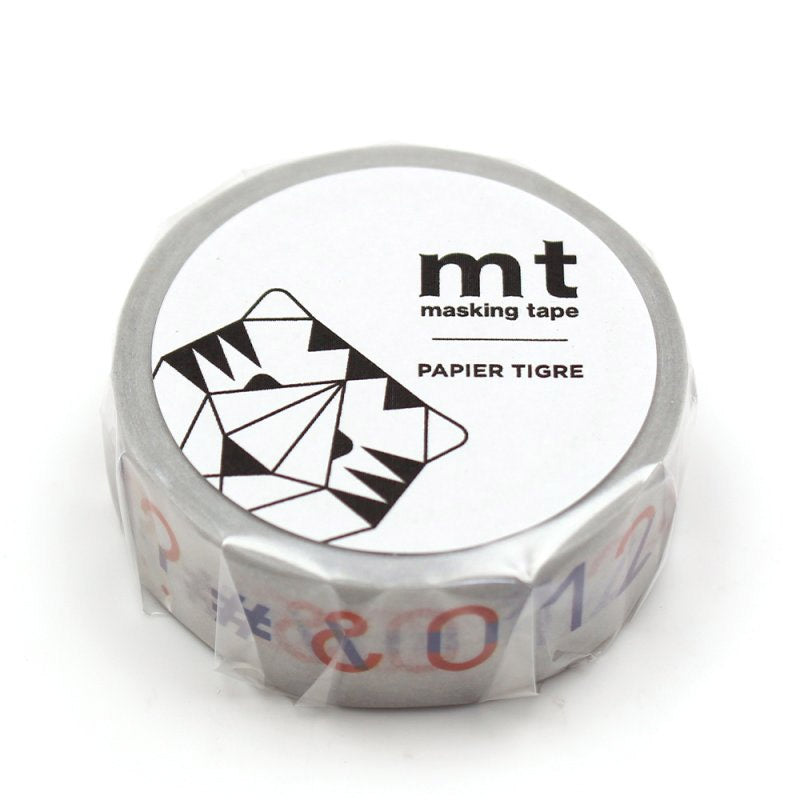 MT Masking Tape - Les Numeros - 15mm x 7m