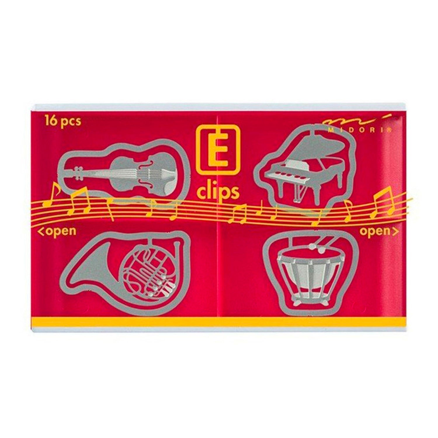 Midori E-Clips Music (16 stuks)