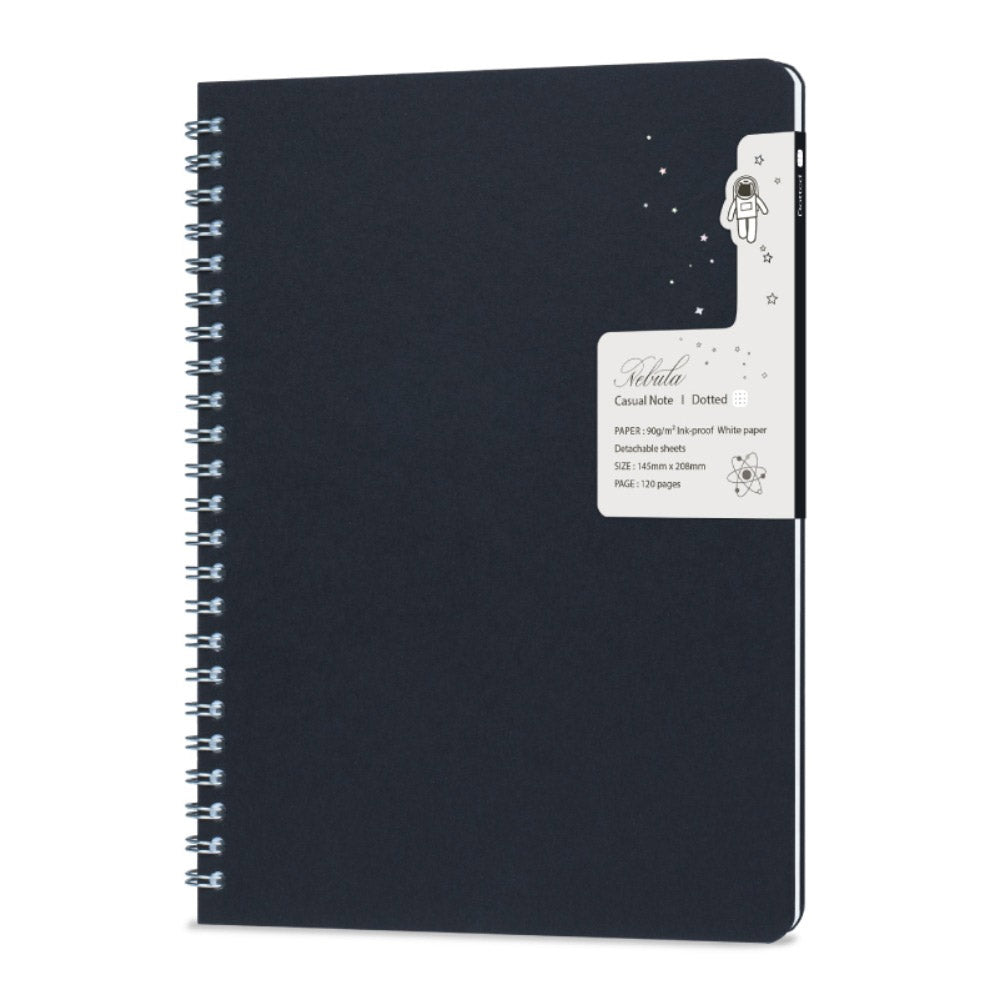 Nebula Casual Note Dark Navy - Dotted