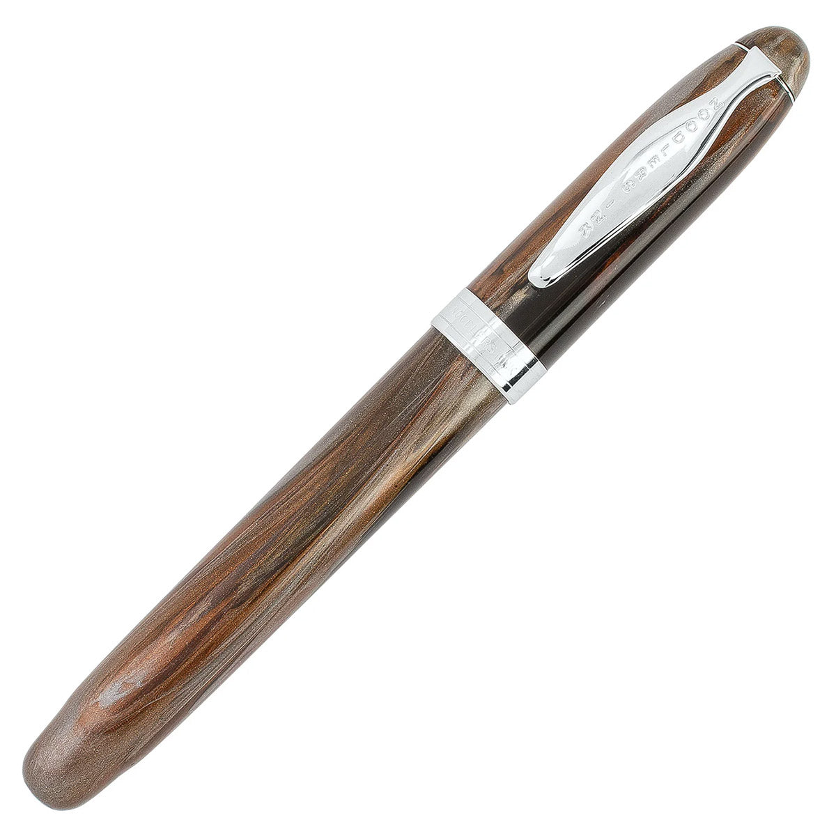 Noodler's AHAB Flex vulpen - Canyon Tortoise gesloten met dop
