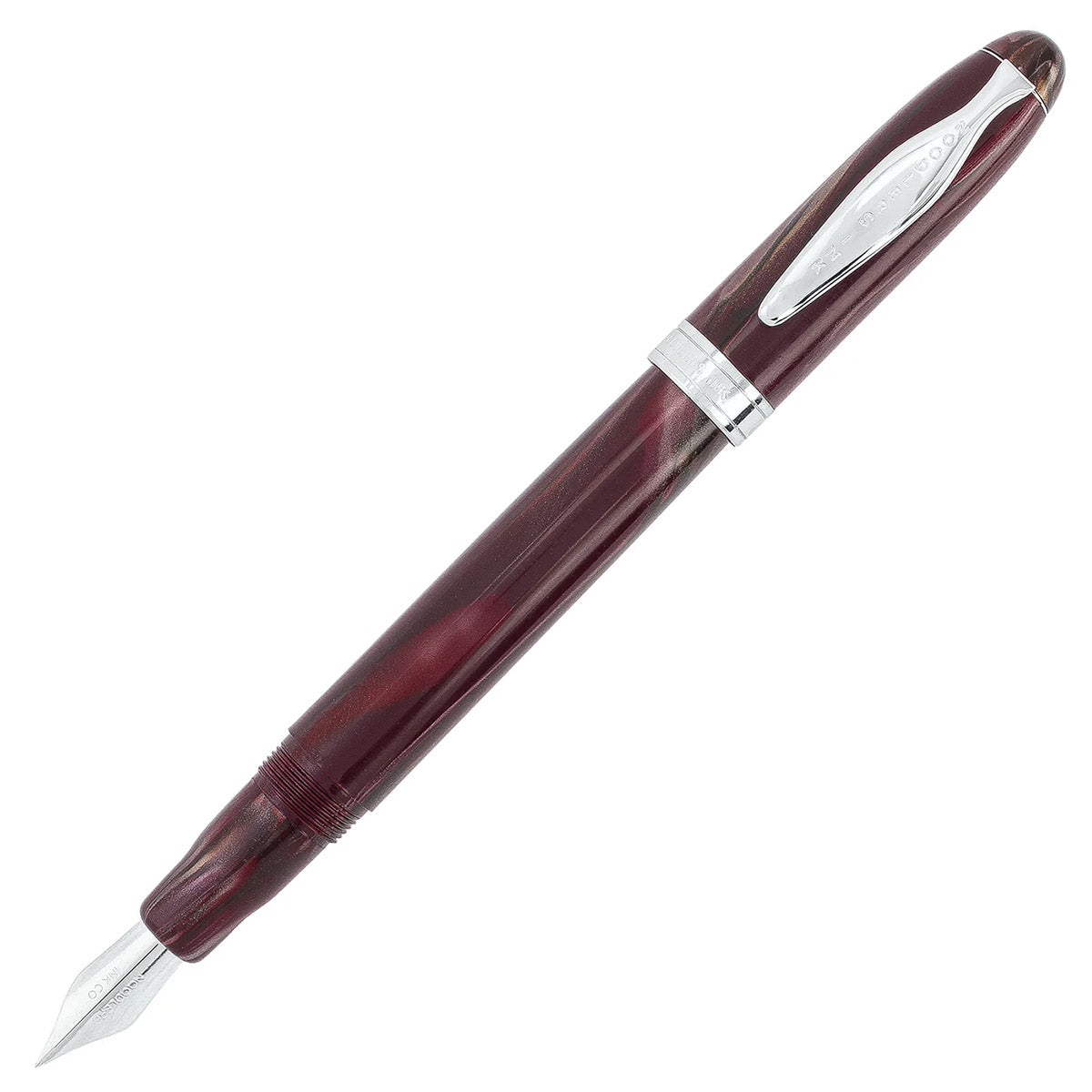 Noodler's AHAB Flex vulpen - Lake Erie met dop op de achterkant van de pen