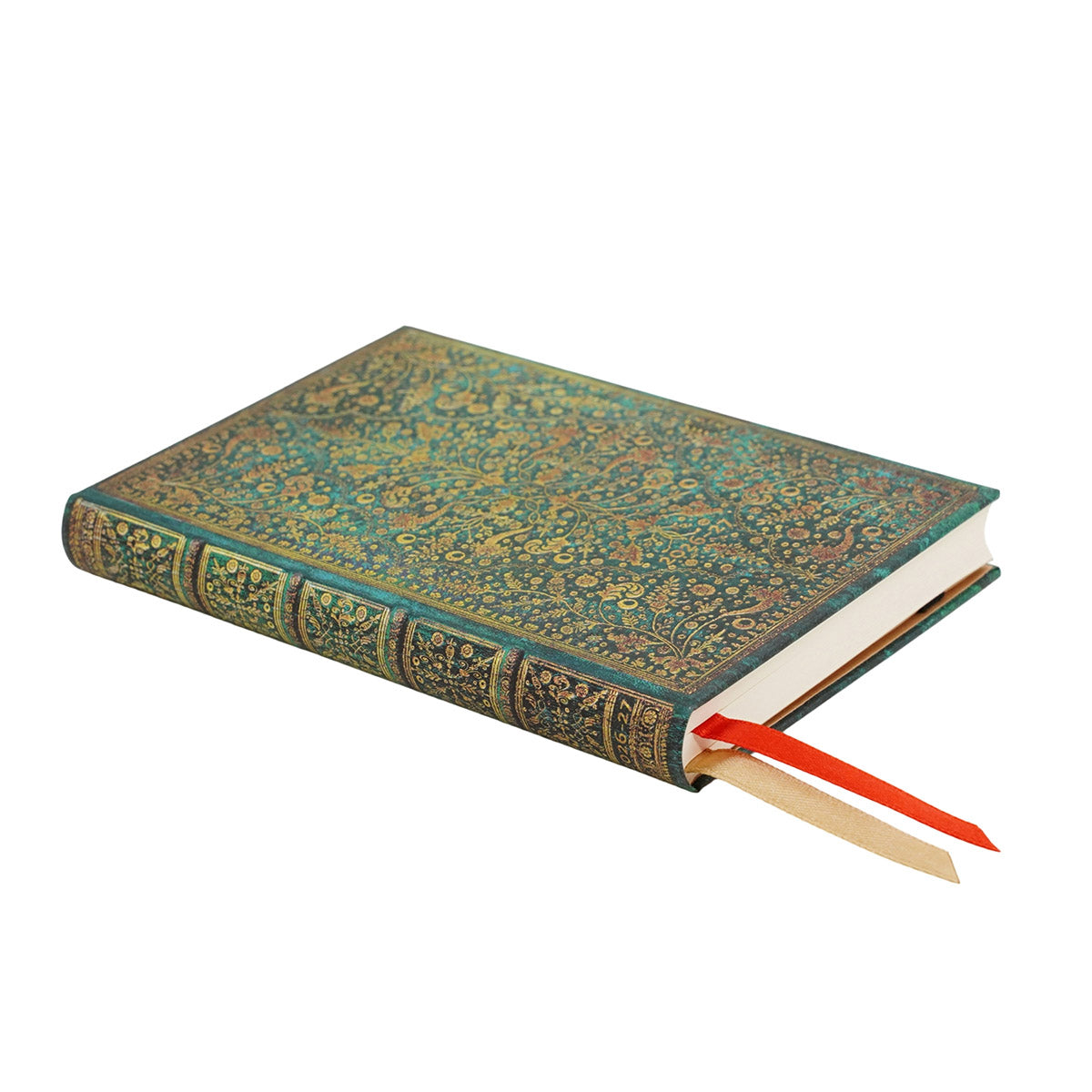 Paperblanks Agenda 2026-2027 - Emerald Flower- Zijkant van de agenda