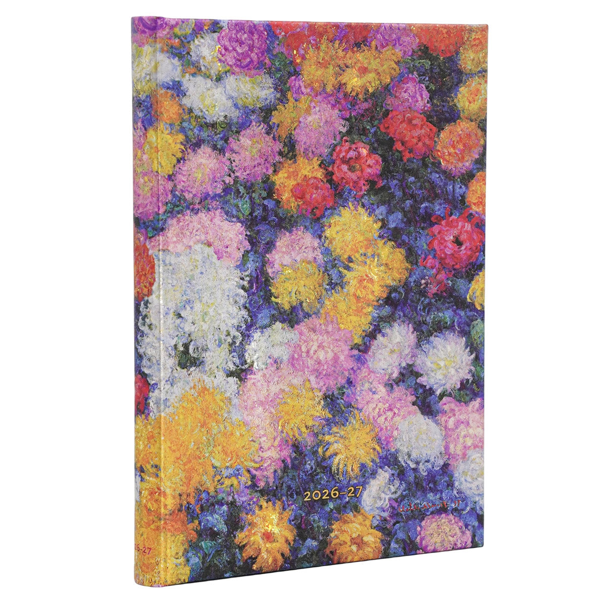 Paperblanks Agenda 2026-2027 - Monet's Chrysanthemums - Voorkant van de agenda