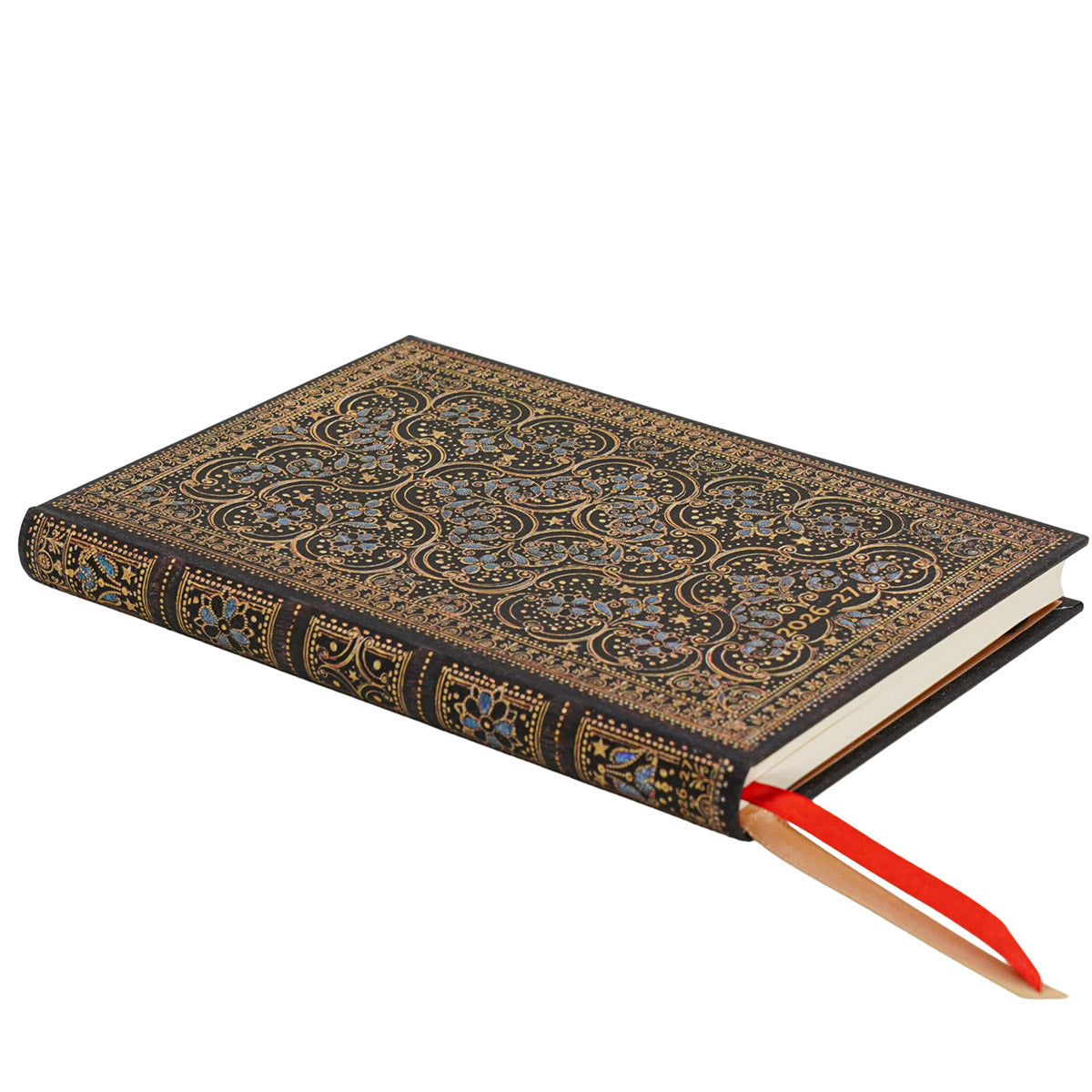 Paperblanks Agenda 2026-2027 - Restoration - Voorkant van de agenda, foto van de zijkant genomen