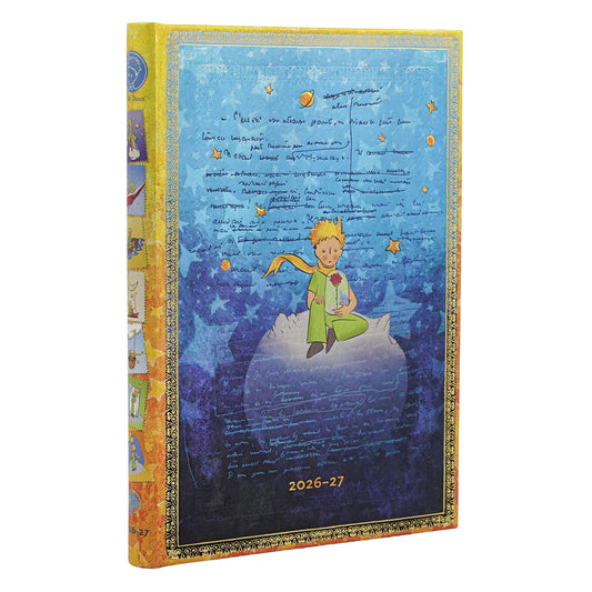 Paperblanks Agenda 2026-2027 - Saint-Exupéry, The Little Prince - Voorkant van de agenda op een witte achtergrond