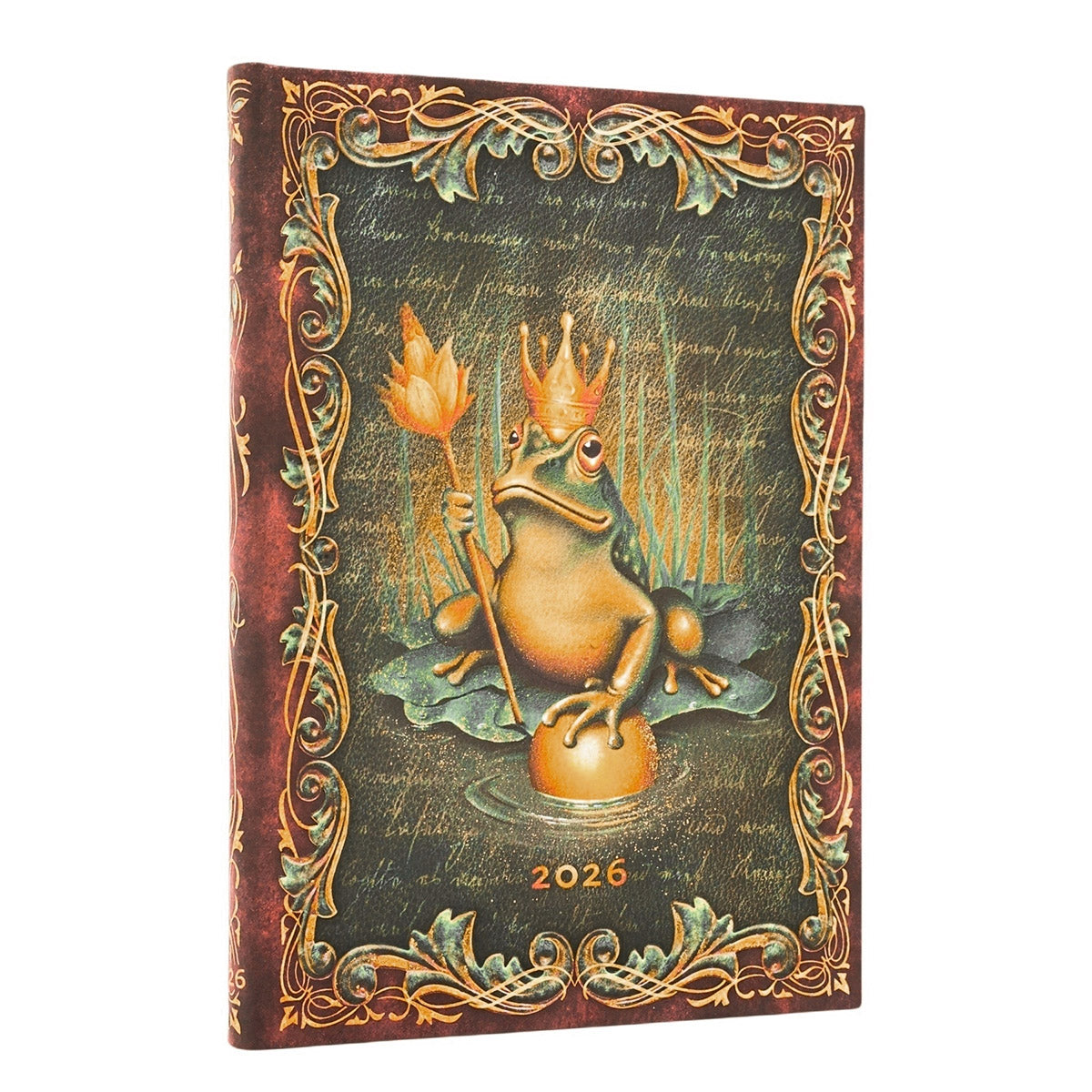 Paperblanks Agenda 2026 Midi The Brothers Grimm, Frog Prince - Week [VERSO]