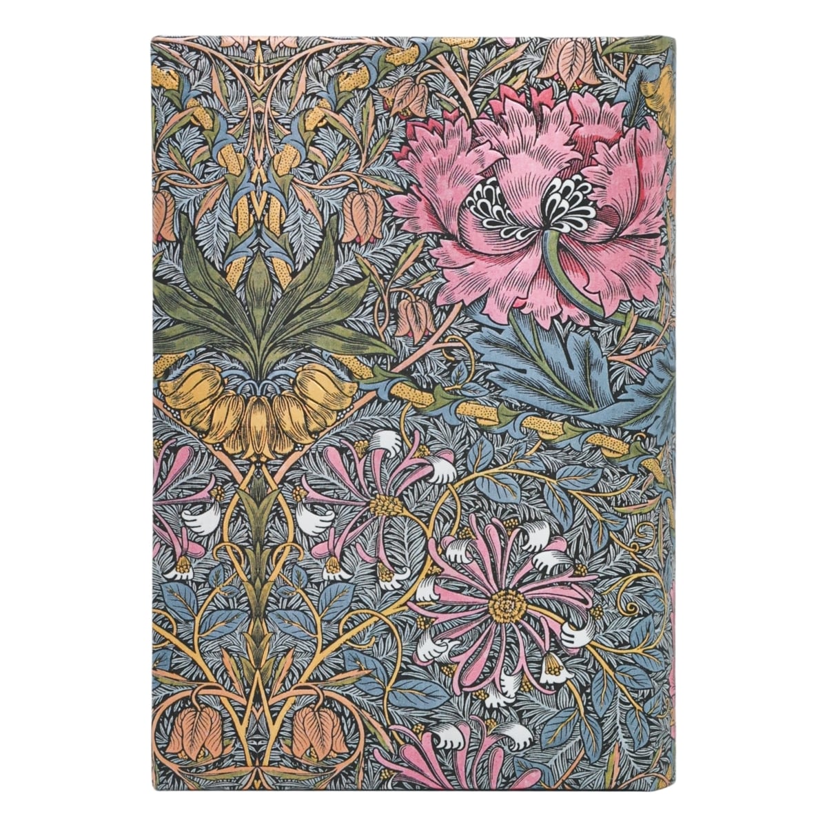 Paperblanks Agenda 2027 Flexi Maxi - Morris Pink Honeysuckle - Achterkant van de agenda