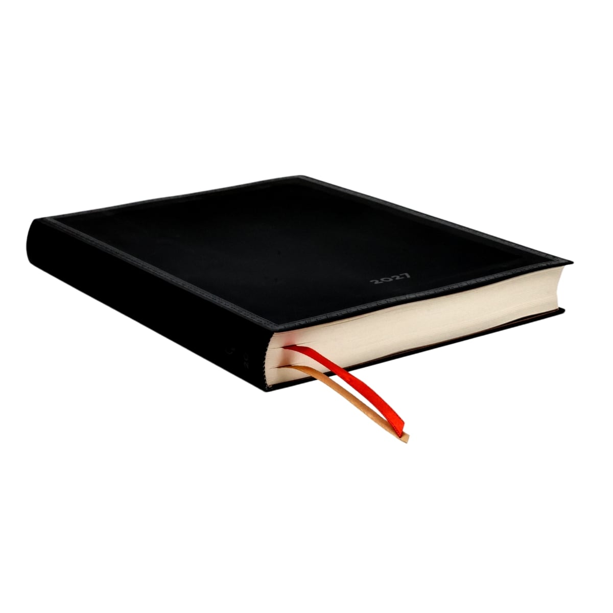 Paperblanks Agenda 2027 Flexi Ultra - Black Edition Bold - Zijkant van de agenda