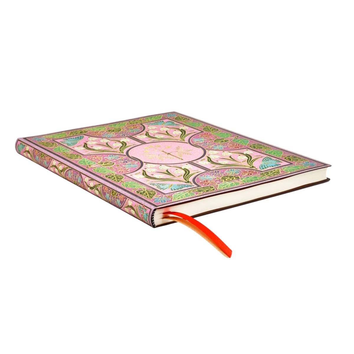 Paperblanks Agenda 2027 Flexi Ultra - Mimosa - Zijkant van de agenda