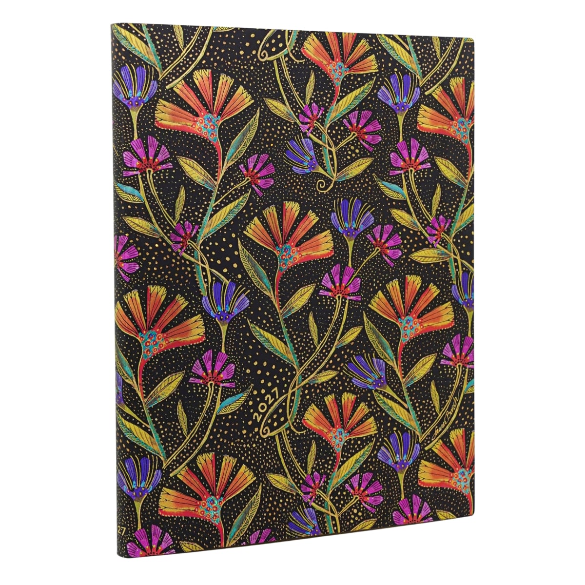 Paperblanks Agenda 2027 Flexi Ultra - Wild Flowers - Voorkant van de agenda