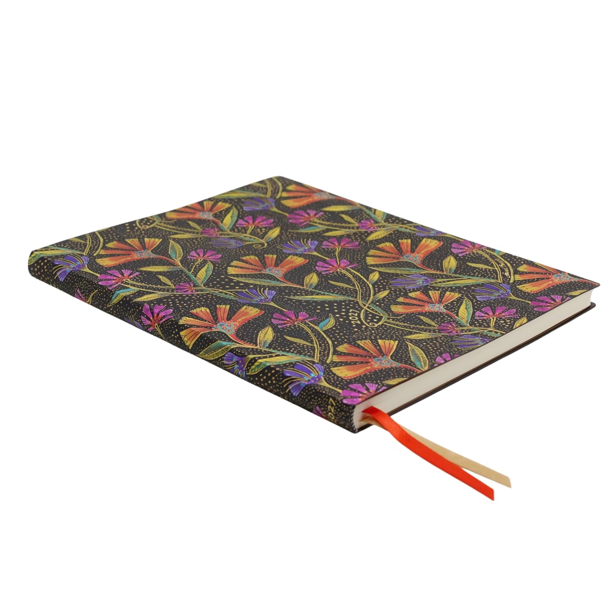 Paperblanks Agenda 2027 Flexi Ultra - Wild Flowers - Zijkant van de agenda
