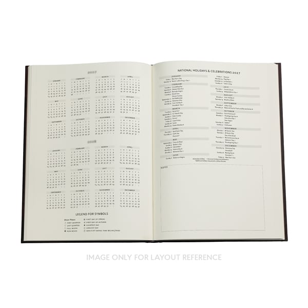 Paperblanks Agenda 2027 - Interieur voorbeeld