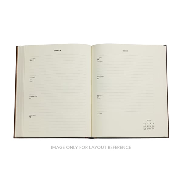 Paperblanks Agenda 2027 - Horizontale Indeling