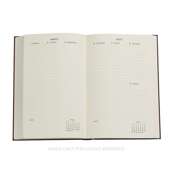 Paperblanks Agenda 2027 Midi & Maxi - Verticale Indeling