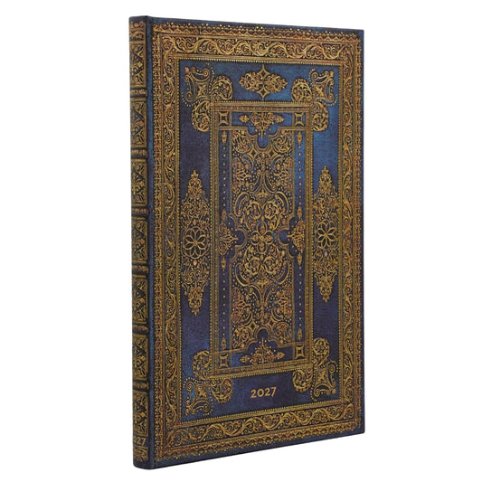 Paperblanks Agenda 2027 Maxi - Blue Luxe - Voorkant van de agenda