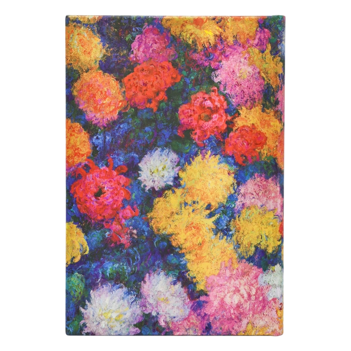 Paperblanks Agenda 2027 Maxi - Monet's Chrysanthemums - Achterkant van de agenda