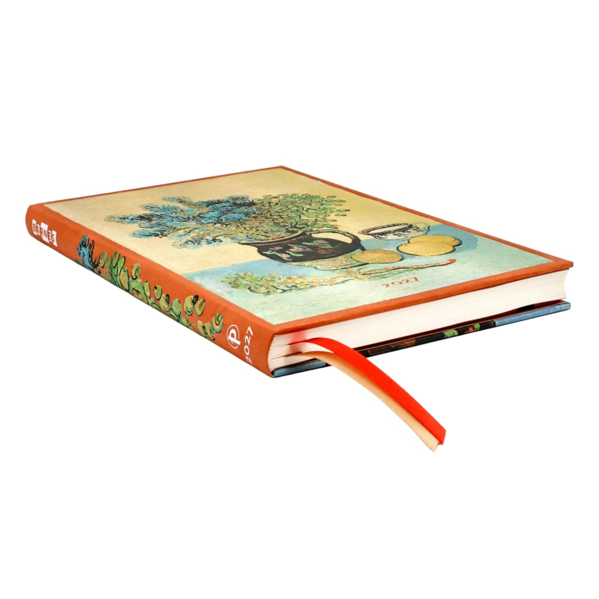 Paperblanks Agenda 2027 Maxi - Van Gogh's Still Life - Zijkant van de agenda