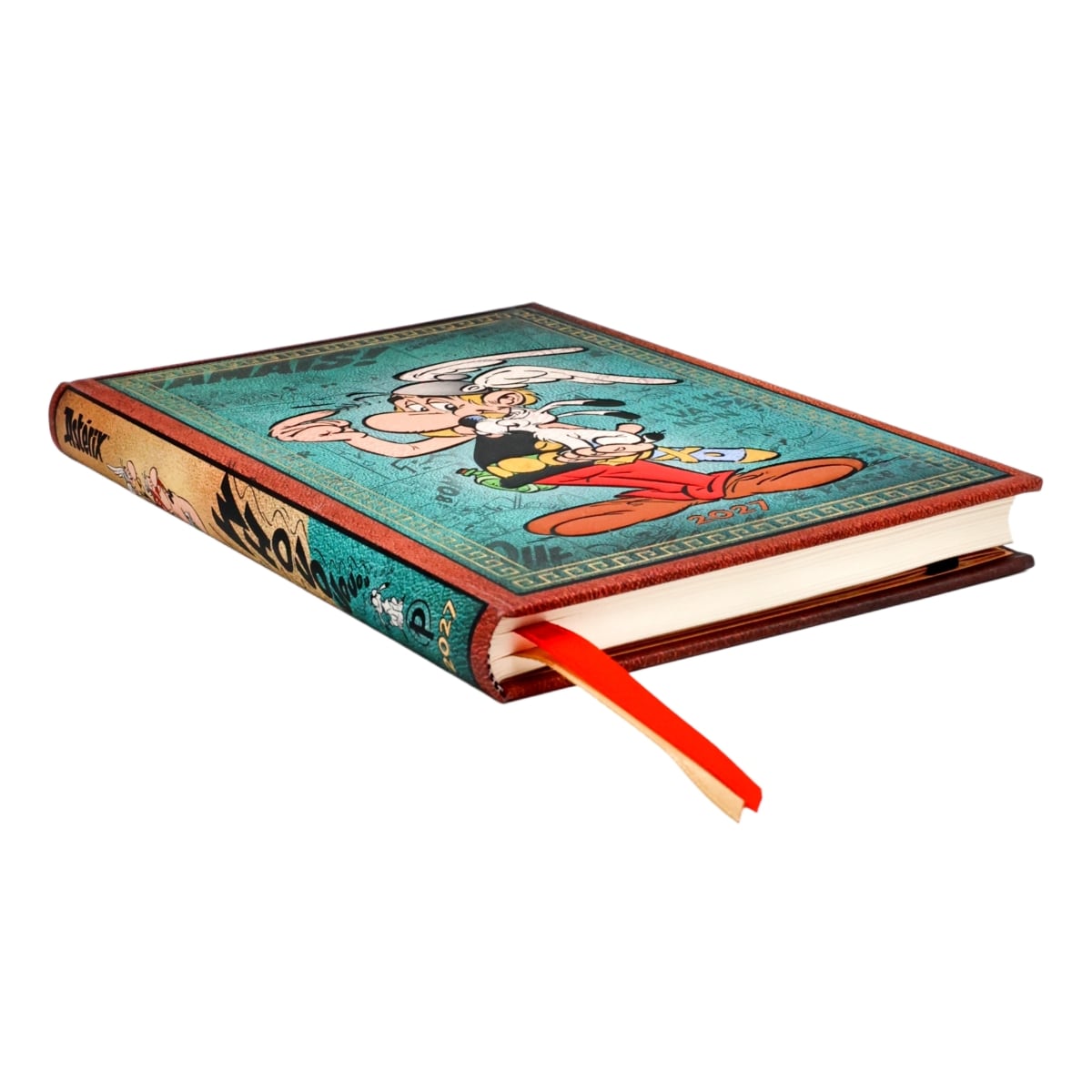 Paperblanks Agenda 2027 Midi - Asterix the Gaul - Zijkant van de agenda