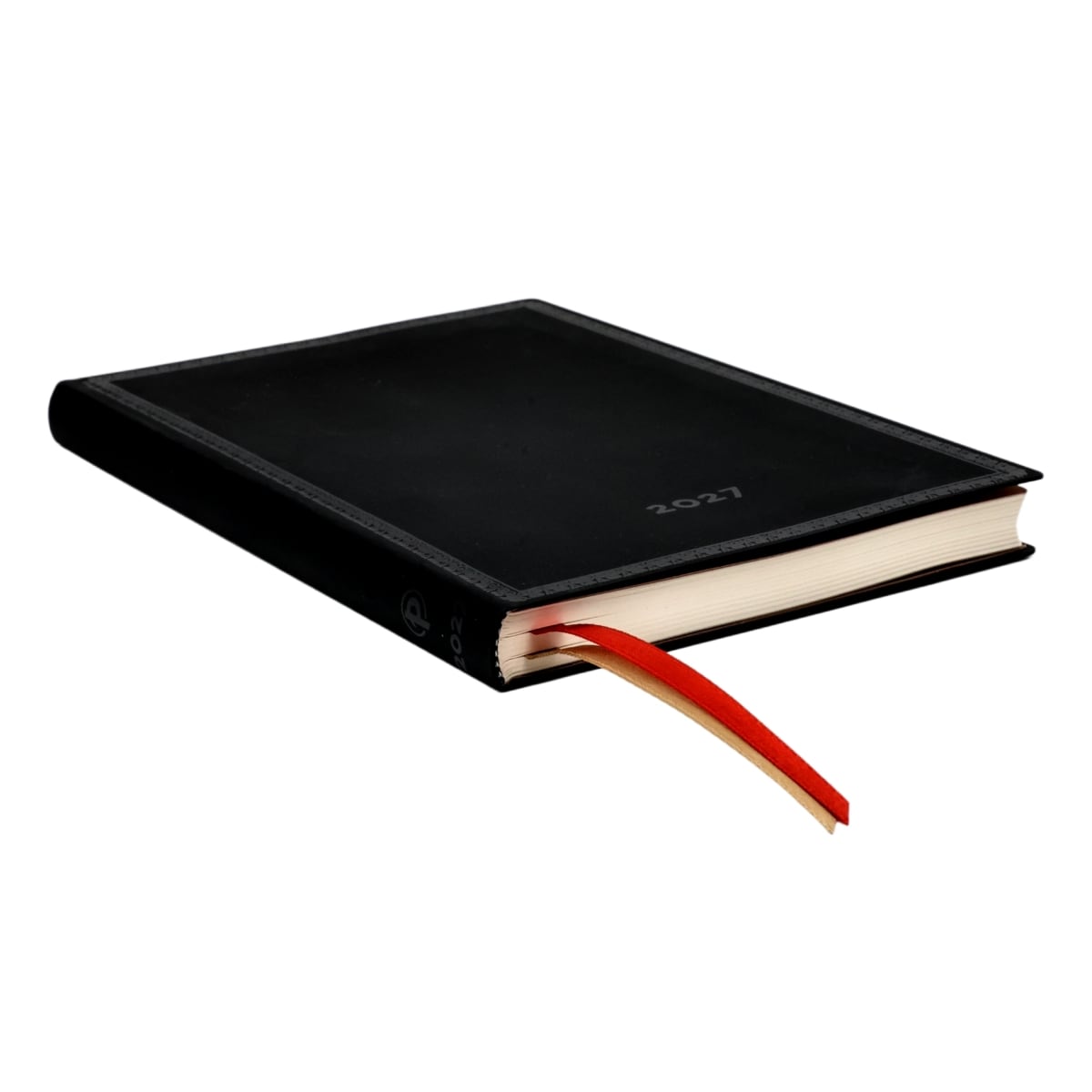 Paperblanks Agenda 2027 Flexi Midi - Black Edition Bold - Zijkant van de agenda