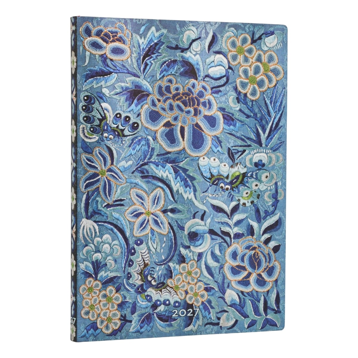 Paperblanks Agenda 2027 Flexi Midi - Blue Willow - Voorkant van de agenda