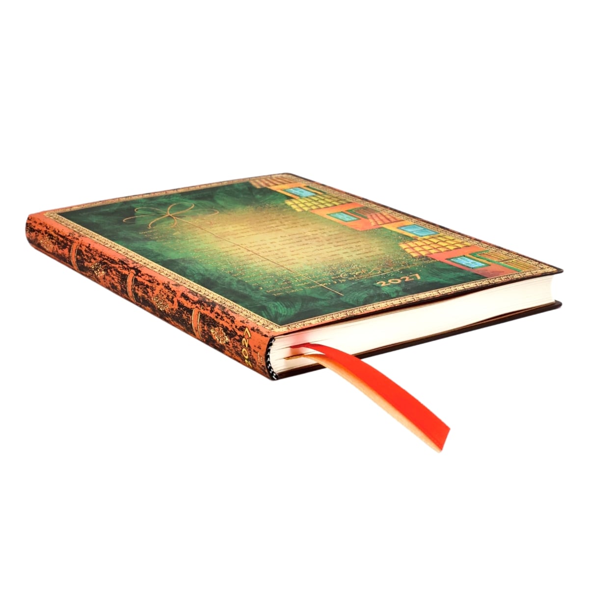 Paperblanks Agenda 2027 Flexi Midi - One Hundred Years of Solitude - Zijkant van de agenda