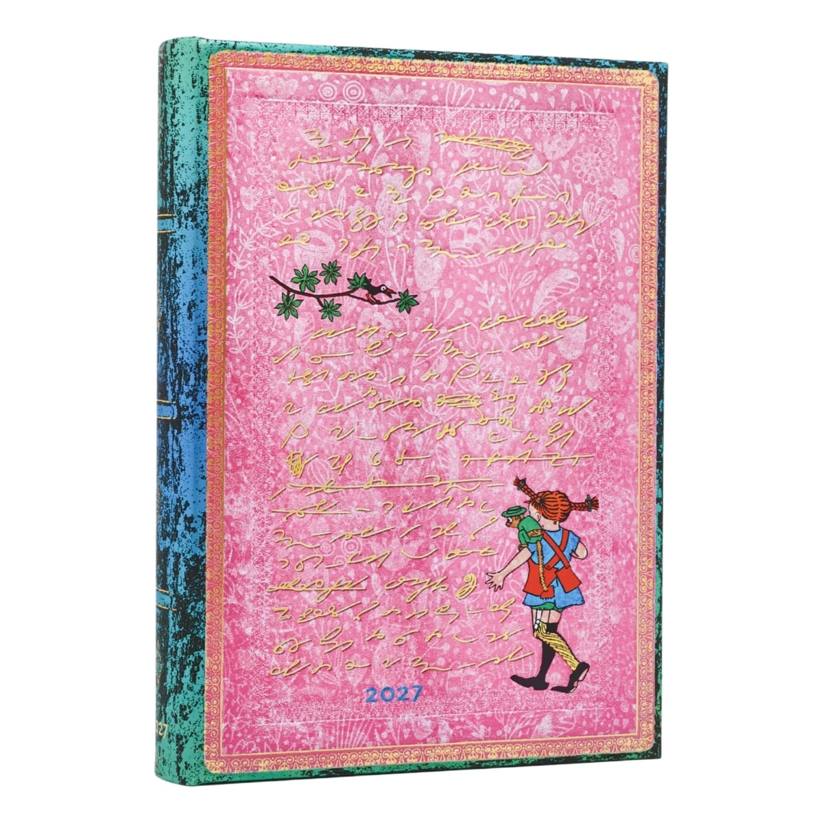 Paperblanks Agenda 2027 Midi - Pippi Longstocking - Voorkant van dxe agenda