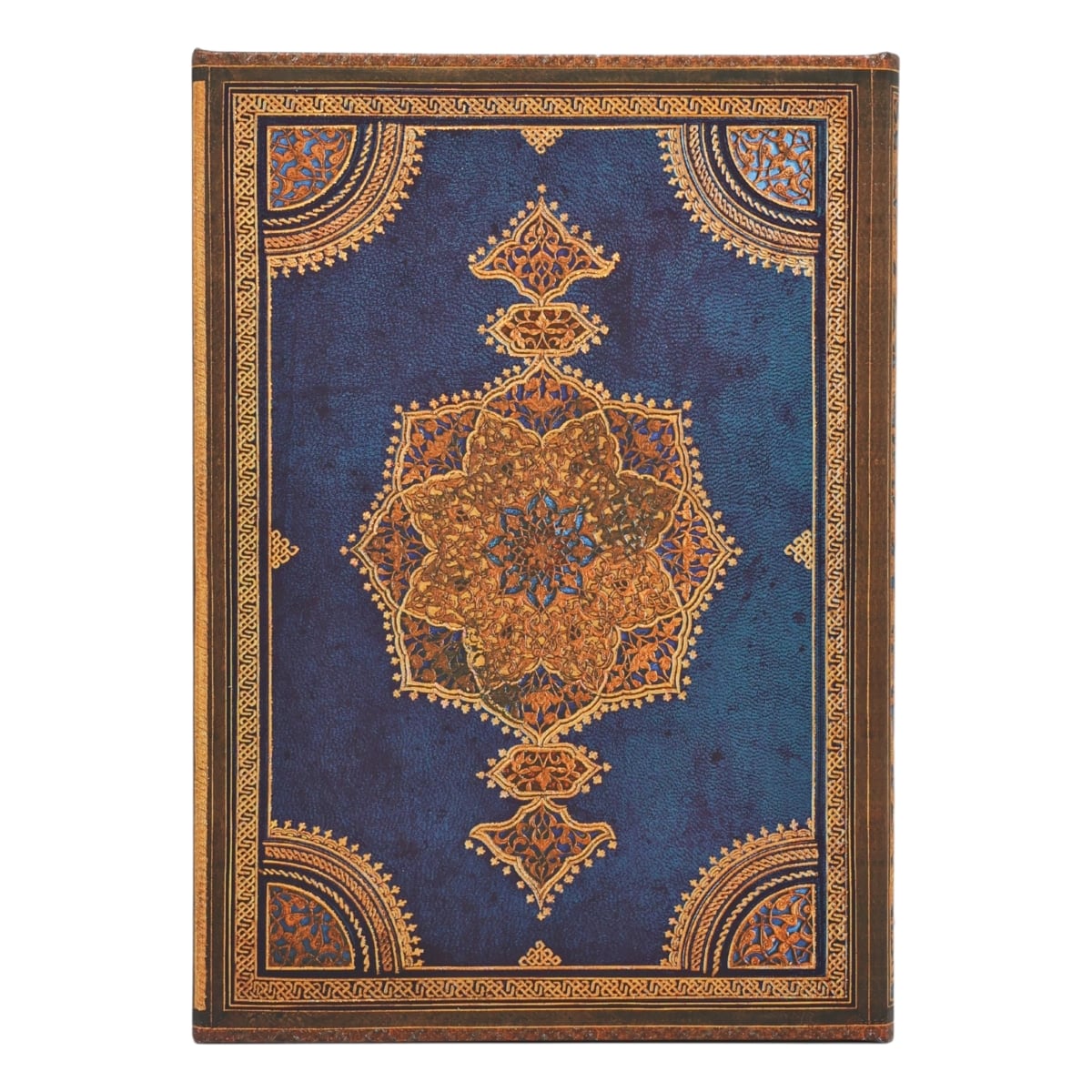 Paperblanks Agenda 2027 Midi - Safavid Indigo - Achterkant van de agenda