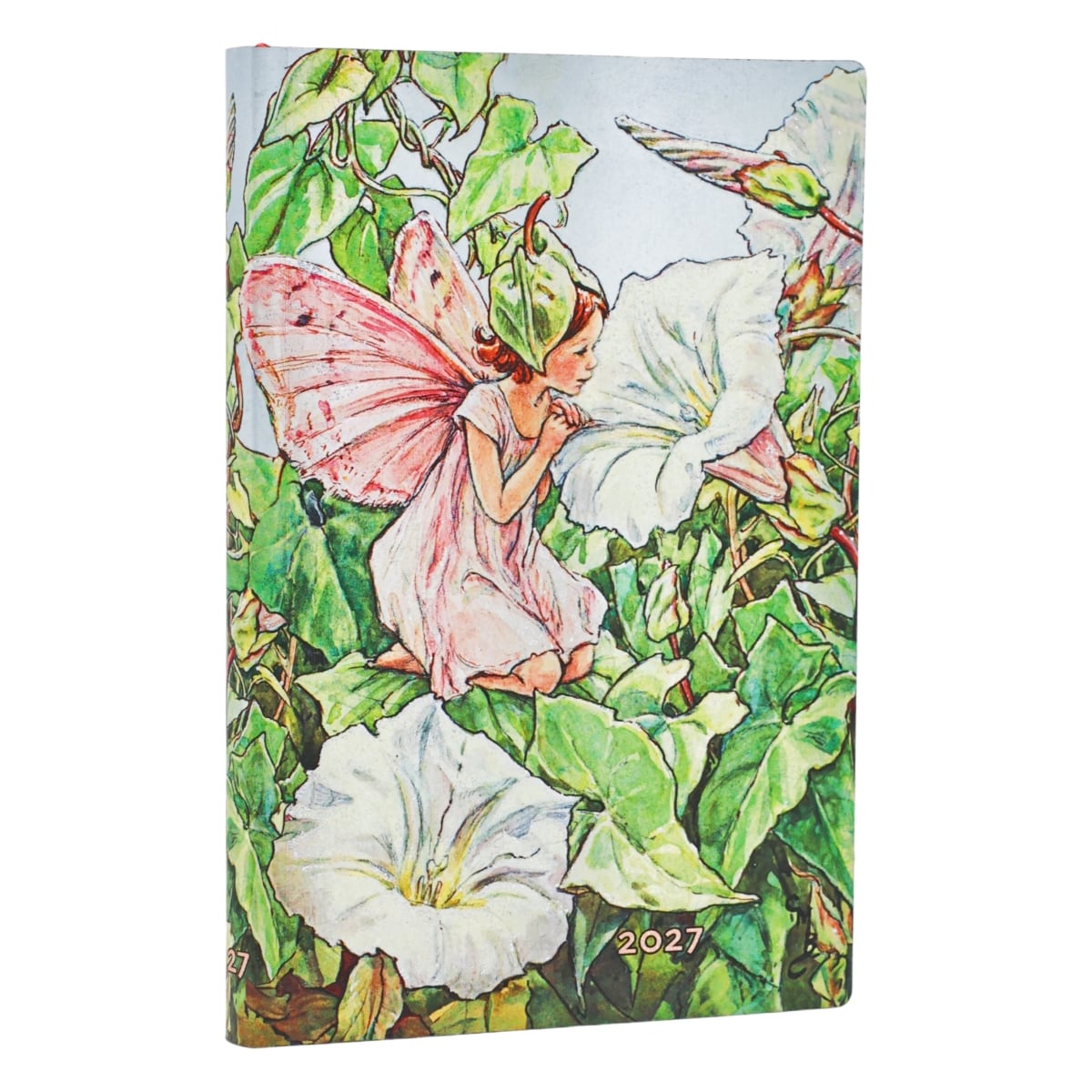 Paperblanks Agenda 2027 Mini Flexi - Bindweed Fairy - Voorkant van de agenda