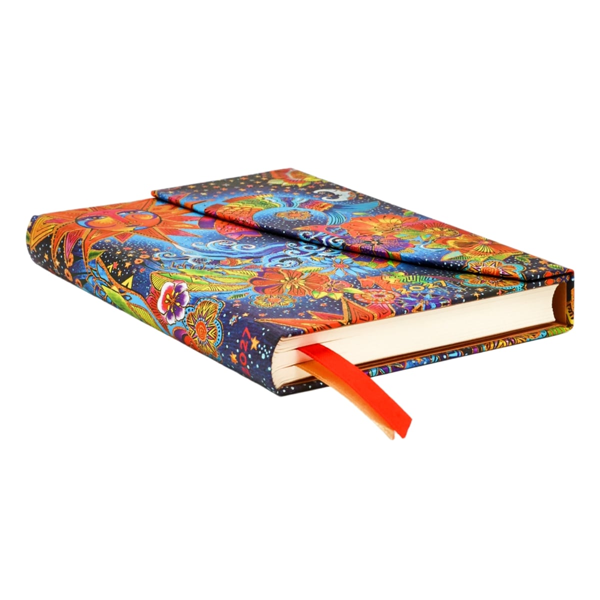 Paperblanks Agenda 2027 Mini - Celestial Magic - Zijkant van de agenda
