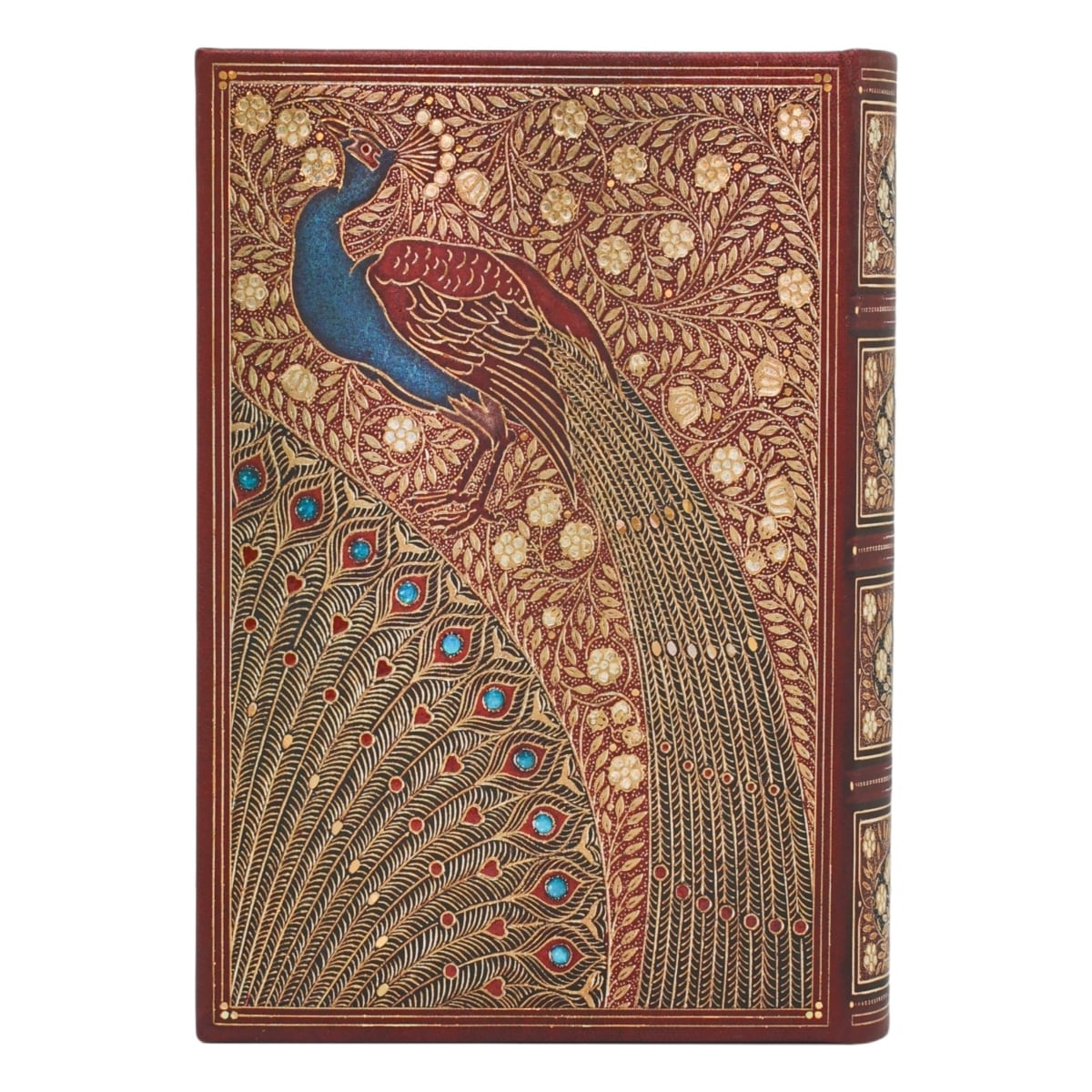 Paperblanks Agenda 2027 Mini - Hafiz's Peacock - Achterkant van de agenda