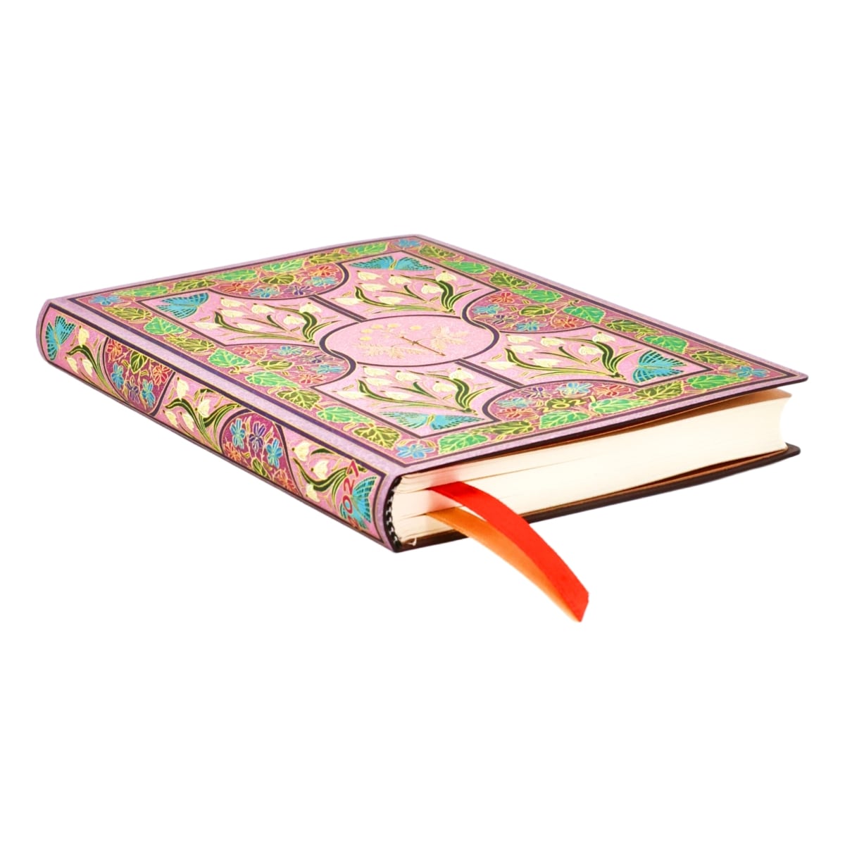 Paperblanks Agenda 2027 Mini Flexi - Mimosa - Zijkant van de agenda