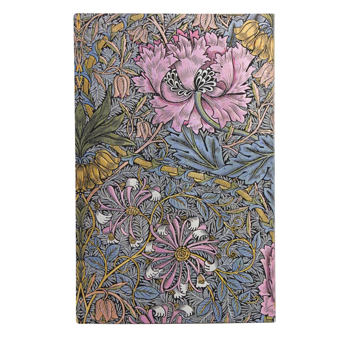 Paperblanks Agenda 2027 Mini - Morris Pink Honeysuckle - Achterkant van de agenda