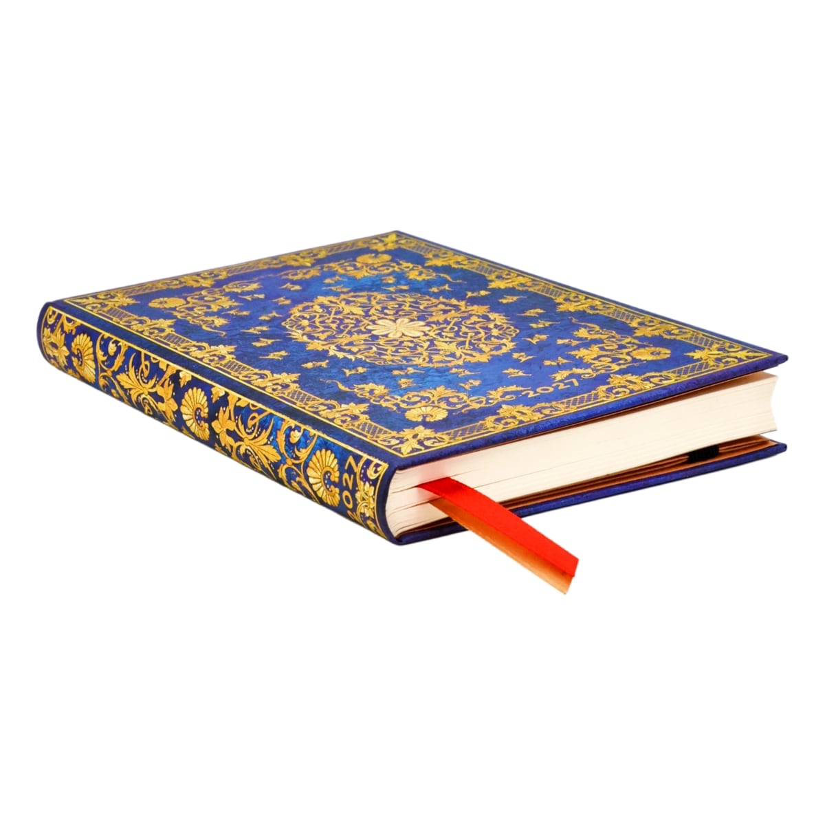 Paperblanks Agenda 2027 Mini - Silk Sky - Zijkant van de agenda