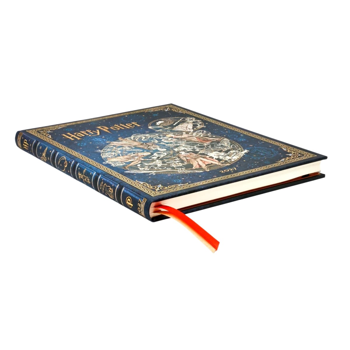 Paperblanks Agenda 2027 Ultra - Legends of Hogwarts - Zijkant van de agenda