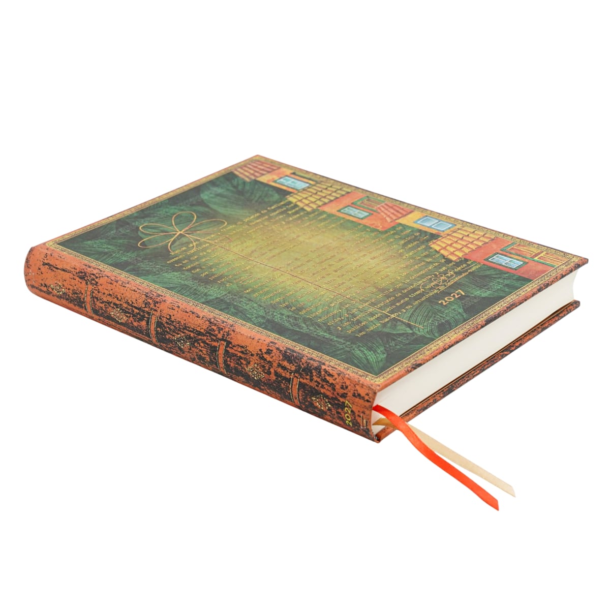 Paperblanks Agenda 2027 Ultra - One Hundred Years of Solitude - Zijkant van de agenda
