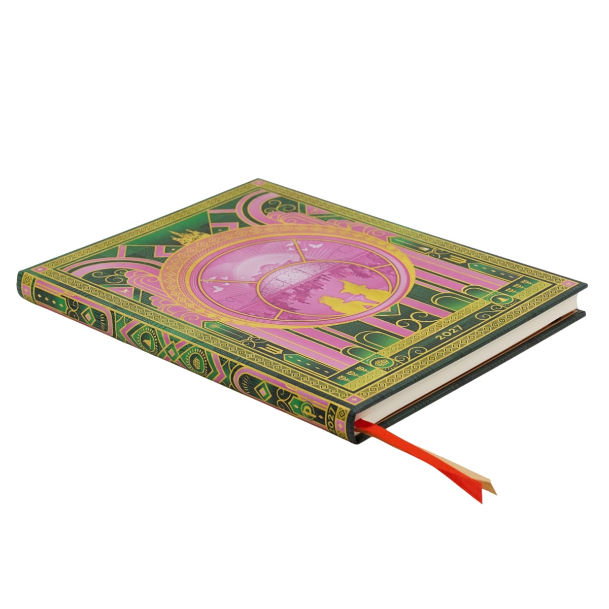 Paperblanks Agenda 2027 Ultra - The Magic of Wicked - Zijkant van de agenda