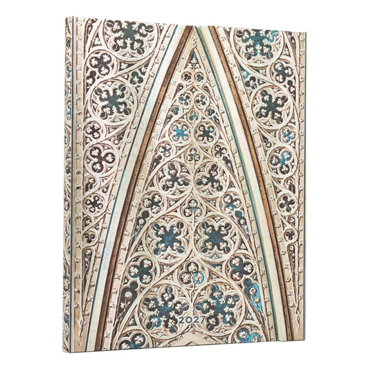 Paperblanks Agenda 2027 Ultra - Vault of the Milan Cathedral - Voorkant van de agenda