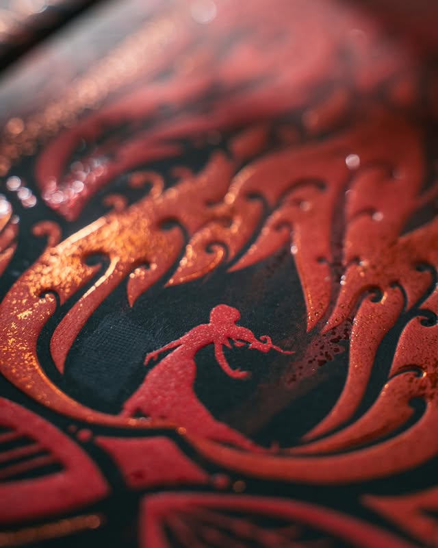 Paperblanks Carrie Notitieboek - Detail van de cover