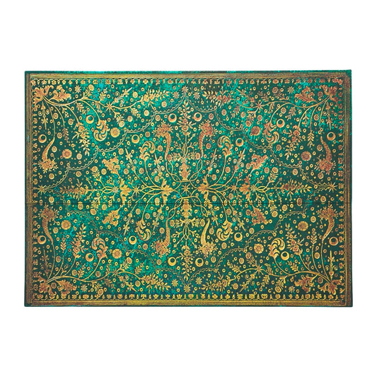 Paperblanks Emerald Flower Documenten Map - Gesloten