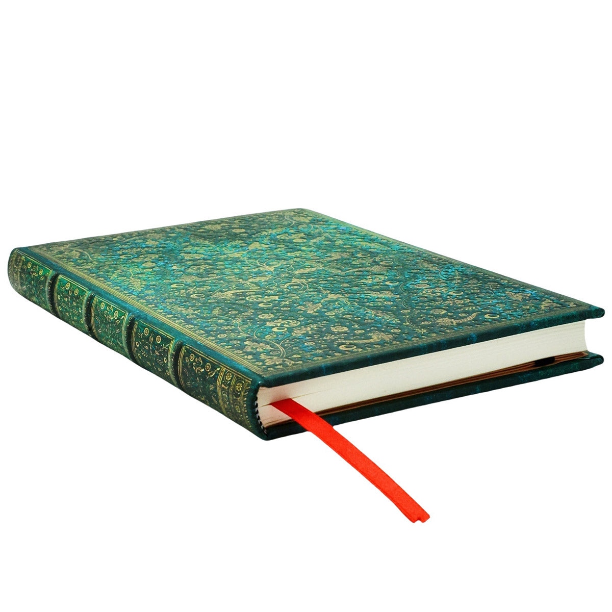 Paperblanks Emerald Flower Midi - Zijkant