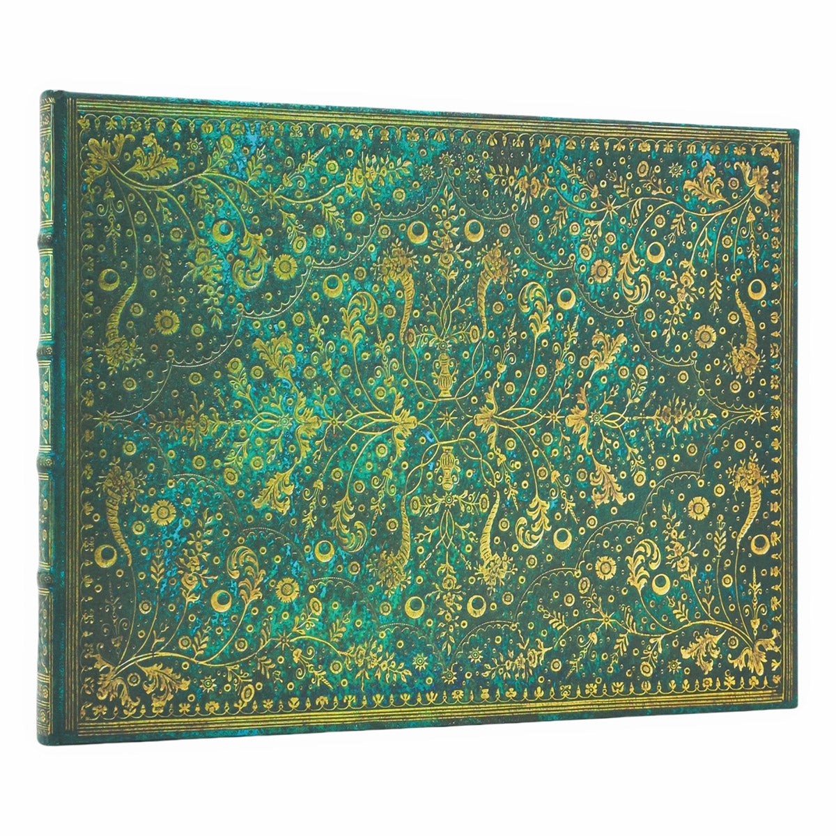 Paperblanks Emerald Flower Gastenboek - Voorkant