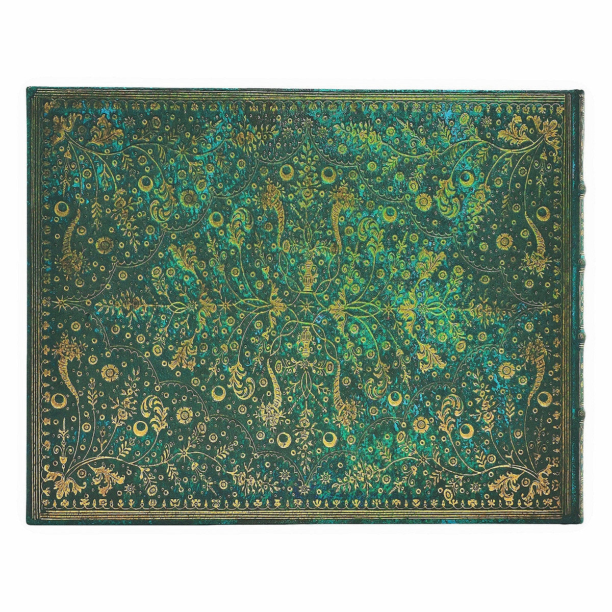 Paperblanks Emerald Flower Gastenboek - Achterkant