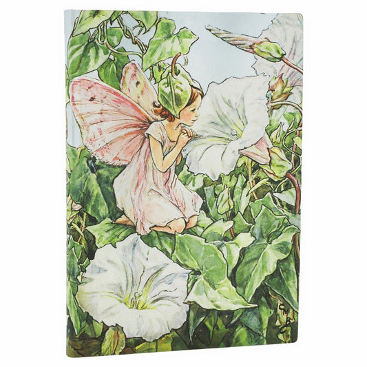 Paperblanks Bindweed Fairy Midi - Voorkant op een witte achtergrond