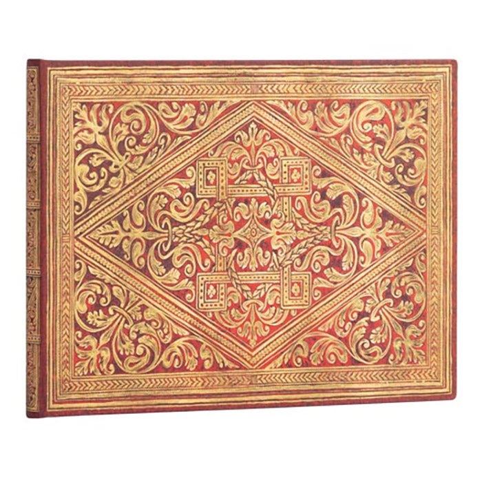 Paperblanks Golden Pathway Gastenboek - Voorkant van het gastenboek