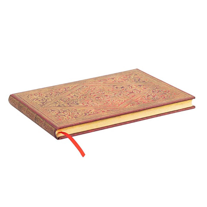 Paperblanks Golden Pathway Gastenboek - Zijkant van het notitieboek