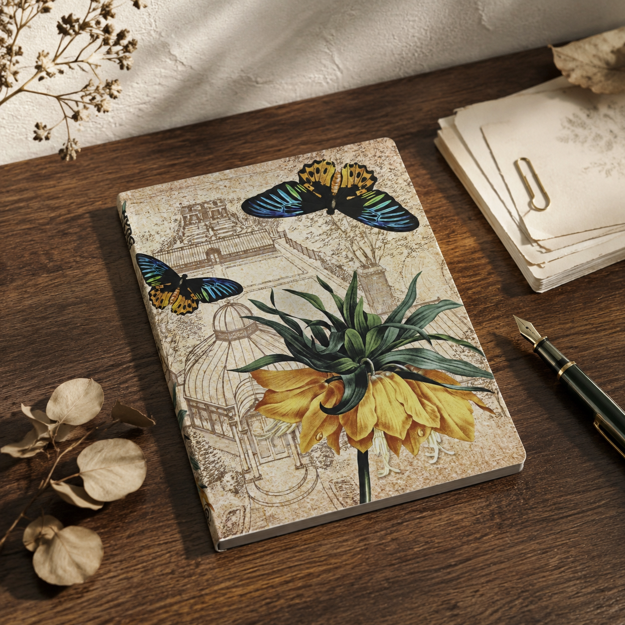 Paperblanks Flexi Golden Fritillaria - Sfeerfoto