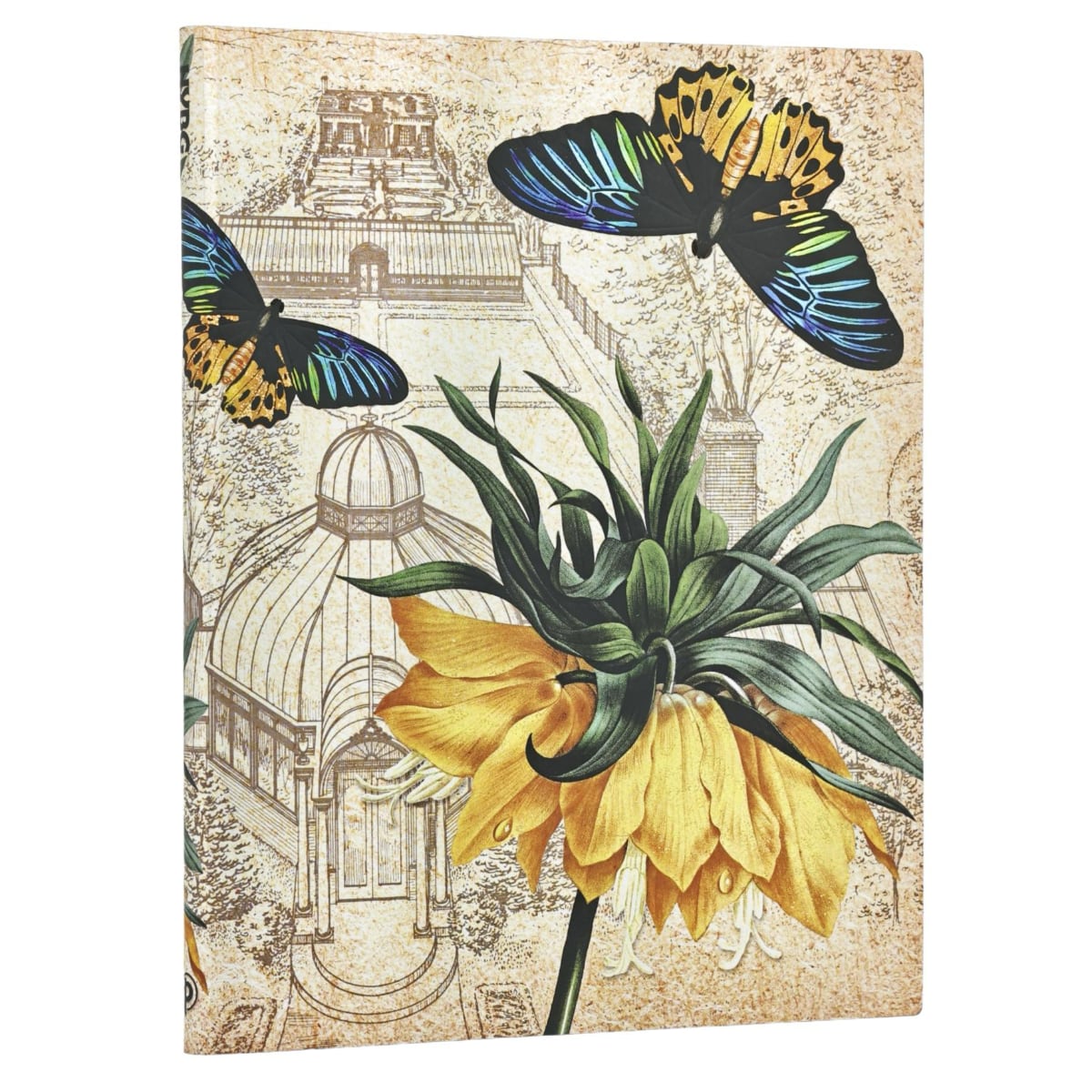 Paperblanks Flexi Golden Fritillaria Ultra - Voorkant van het notitieboek