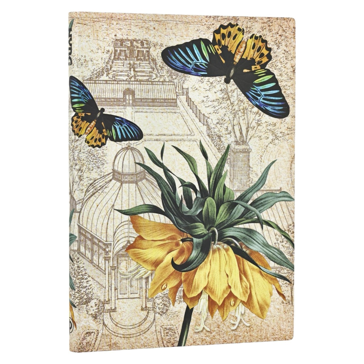 Paperblanks Flexi Golden Fritillaria Midi - Voorkant van het notitieboek