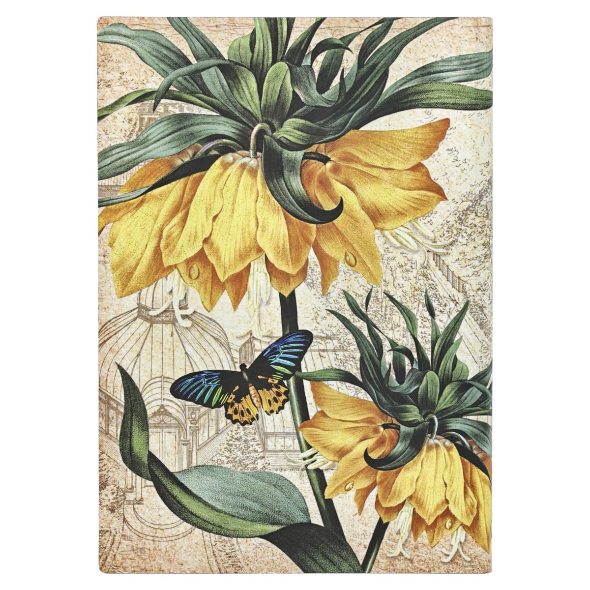 Paperblanks Flexi Golden Fritillaria Midi - Achterkant van het notitieboek